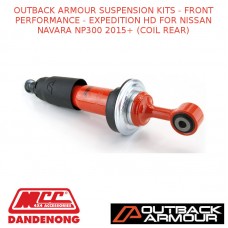 OUTBACK ARMOUR SUSPENSION KITS FRONT EXPD HD NAVARA NP300 2015+ (COIL REAR)